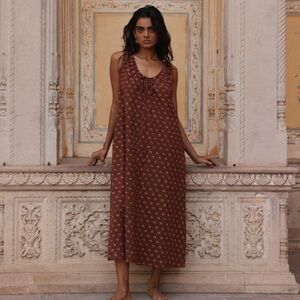 Daughters of India Sundress Almond